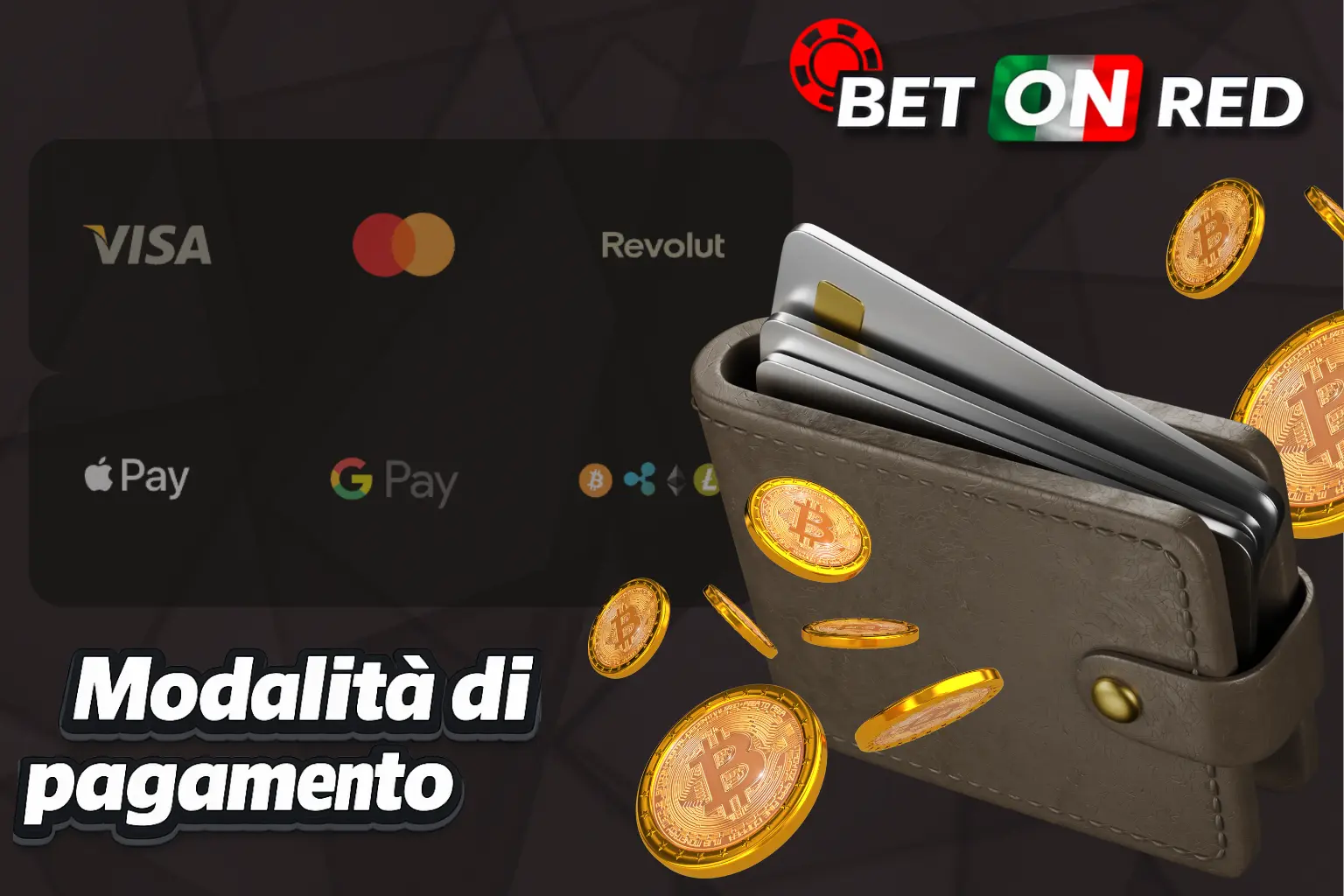 Si accettano carte di credito e di debito Visa e Mastercard